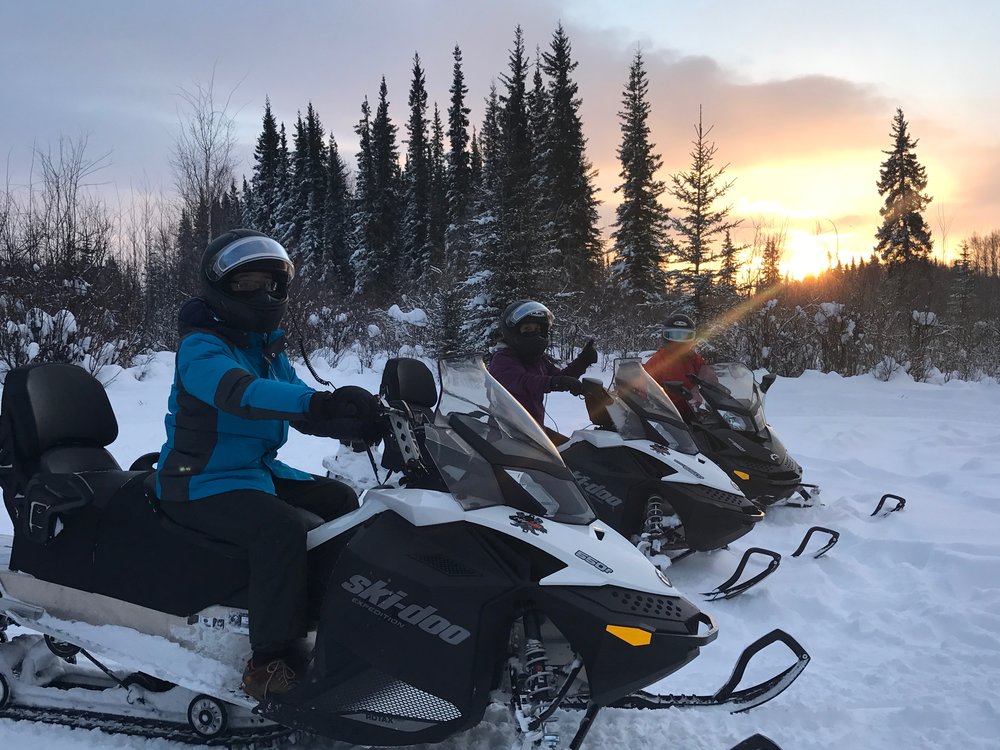 fairbanks snowmobile tours