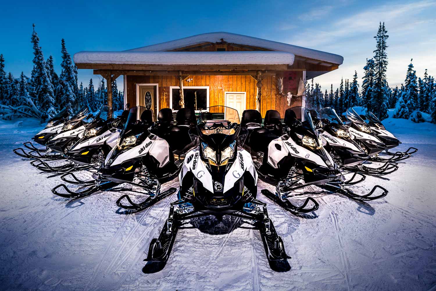 snow machine tour alaska